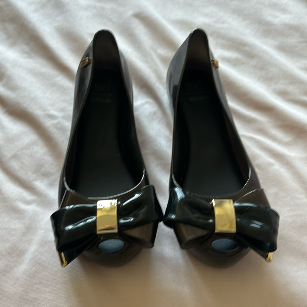 Mini Melissa girls party shoes size 13